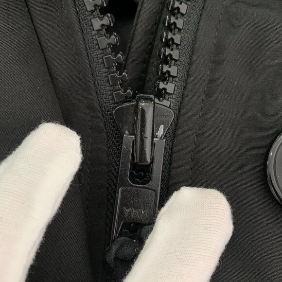 Canada Goose Down Parka Jacket 2XS Black Hooded Medium-Length Padded Coat With B - Picture 12 of 16